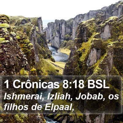1 Crônicas 8:18 BSL Bible Verse Image