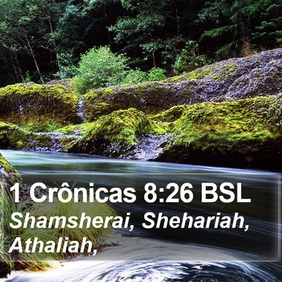 1 Crônicas 8:26 BSL Bible Verse Image