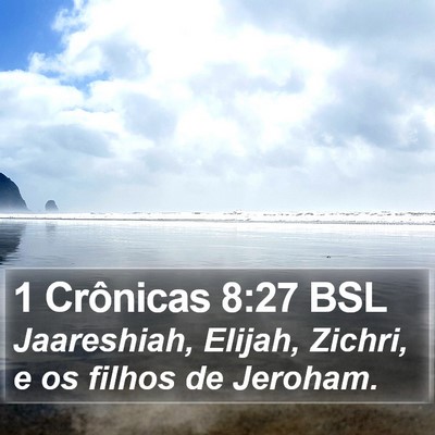 1 Crônicas 8:27 BSL Bible Verse Image