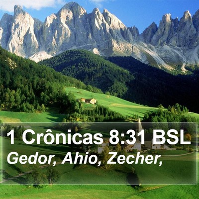 1 Crônicas 8:31 BSL Bible Verse Image