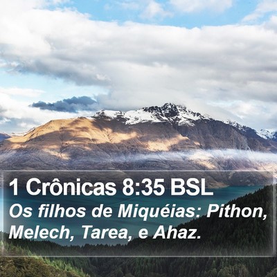 1 Crônicas 8:35 BSL Bible Verse Image