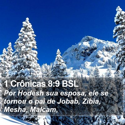 1 Crônicas 8:9 BSL Bible Verse Image