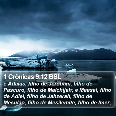 1 Crônicas 9:12 BSL Bible Verse Image