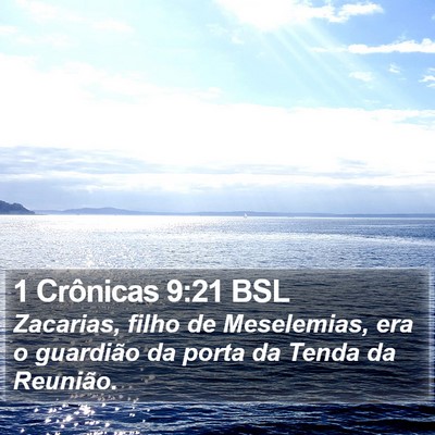 1 Crônicas 9:21 BSL Bible Verse Image