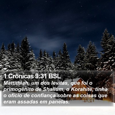 1 Crônicas 9:31 BSL Bible Verse Image