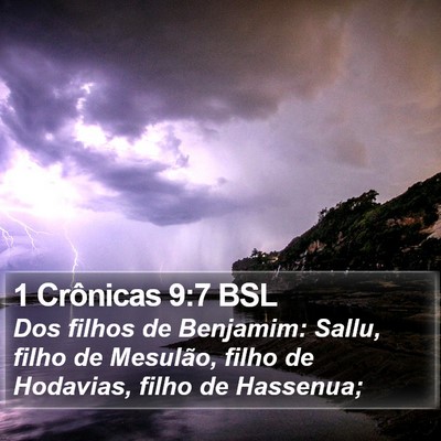 1 Crônicas 9:7 BSL Bible Verse Image