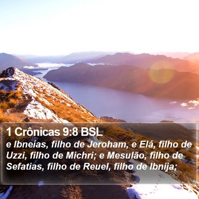 1 Crônicas 9:8 BSL Bible Verse Image