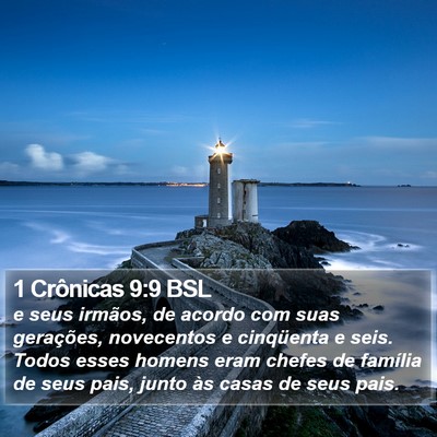 1 Crônicas 9:9 BSL Bible Verse Image