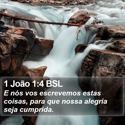 1 João 1:4 BSL Bible Verse Image