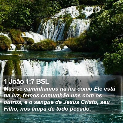 1 João 1:7 BSL Bible Verse Image