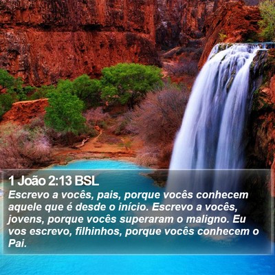 1 João 2:13 BSL Bible Verse Image
