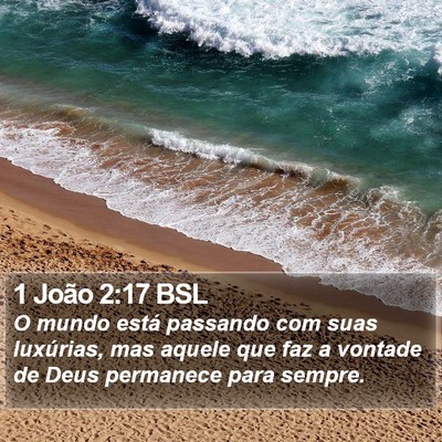 1 João 2:17 BSL Bible Verse Image