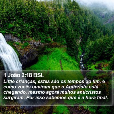 1 João 2:18 BSL Bible Verse Image