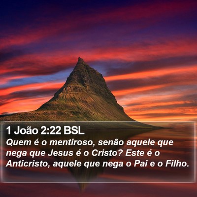 1 João 2:22 BSL Bible Verse Image