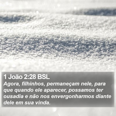 1 João 2:28 BSL Bible Verse Image