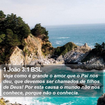 1 João 3:1 BSL Bible Verse Image