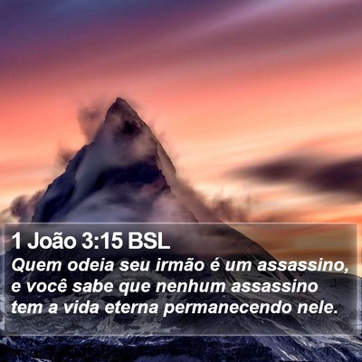 1 João 3:15 BSL Bible Verse Image