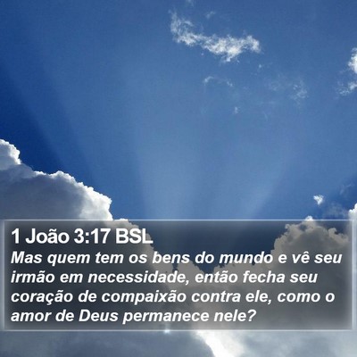 1 João 3:17 BSL Bible Verse Image
