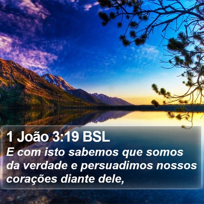 1 João 3:19 BSL Bible Verse Image