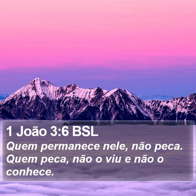 1 João 3:6 BSL Bible Verse Image