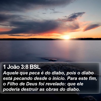 1 João 3:8 BSL Bible Verse Image