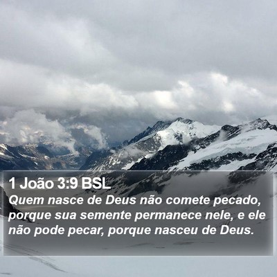 1 João 3:9 BSL Bible Verse Image