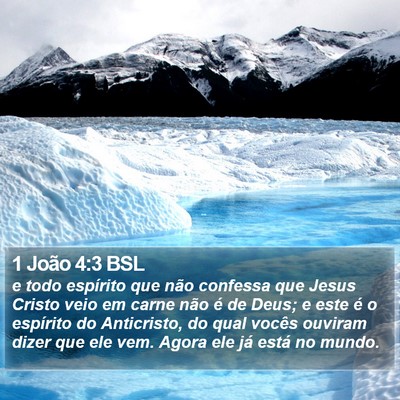 1 João 4:3 BSL Bible Verse Image