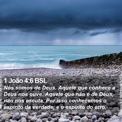 1 João 4:6 BSL Bible Verse Image