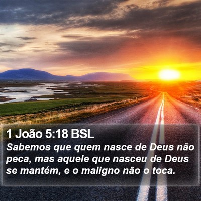 1 João 5:18 BSL Bible Verse Image