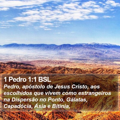 1 Pedro 1:1 BSL Bible Verse Image