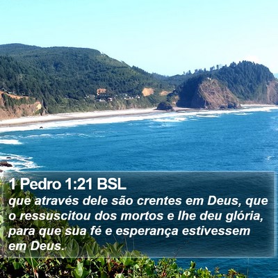 1 Pedro 1:21 BSL Bible Verse Image