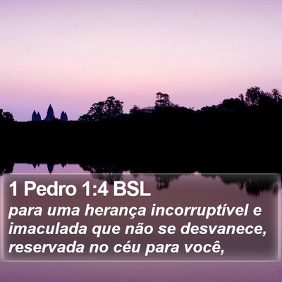 1 Pedro 1:4 BSL Bible Verse Image