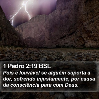 1 Pedro 2:19 BSL Bible Verse Image