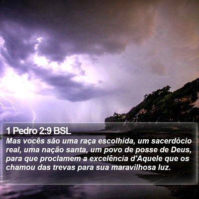 1 Pedro 2:9 BSL Bible Verse Image