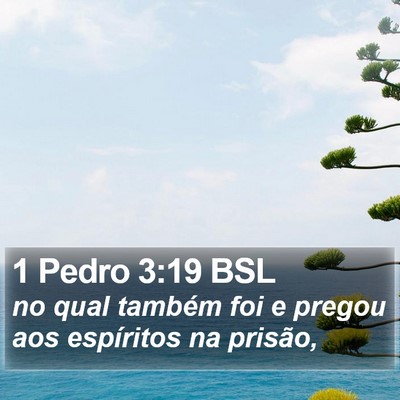 1 Pedro 3:19 BSL Bible Verse Image