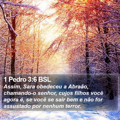 1 Pedro 3:6 BSL Bible Verse Image