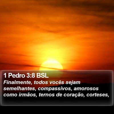 1 Pedro 3:8 BSL Bible Verse Image