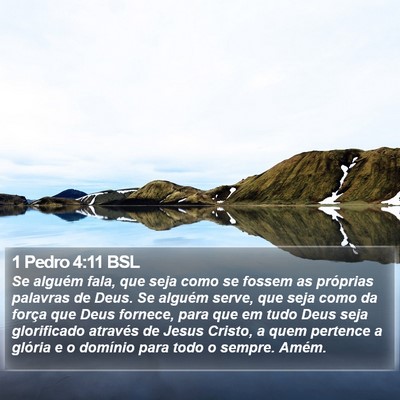 1 Pedro 4:11 BSL Bible Verse Image