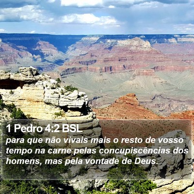 1 Pedro 4:2 BSL Bible Verse Image