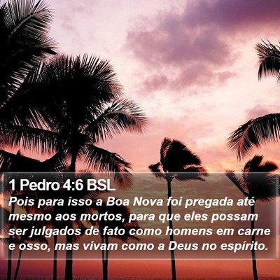 1 Pedro 4:6 BSL Bible Verse Image