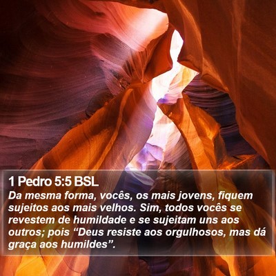1 Pedro 5:5 BSL Bible Verse Image