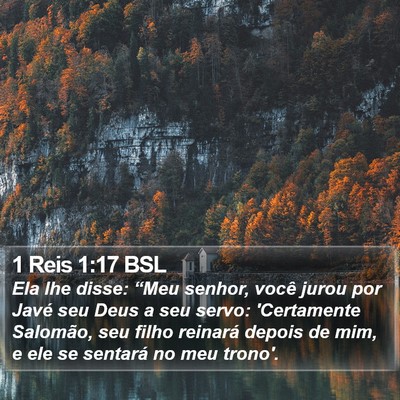 1 Reis 1:17 BSL Bible Verse Image