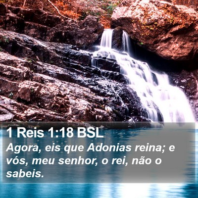 1 Reis 1:18 BSL Bible Verse Image