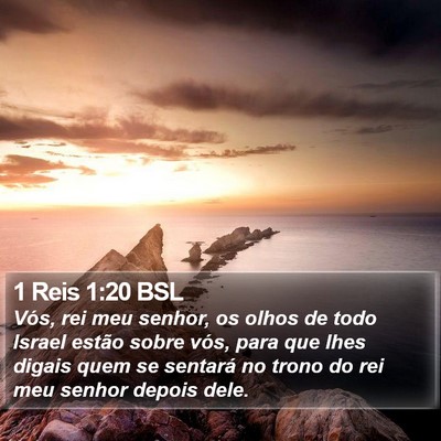 1 Reis 1:20 BSL Bible Verse Image
