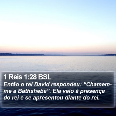 1 Reis 1:28 BSL Bible Verse Image
