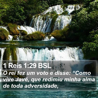 1 Reis 1:29 BSL Bible Verse Image