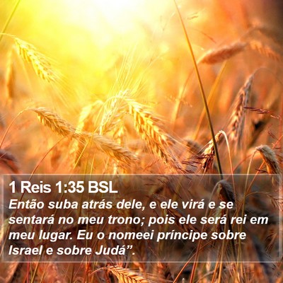 1 Reis 1:35 BSL Bible Verse Image