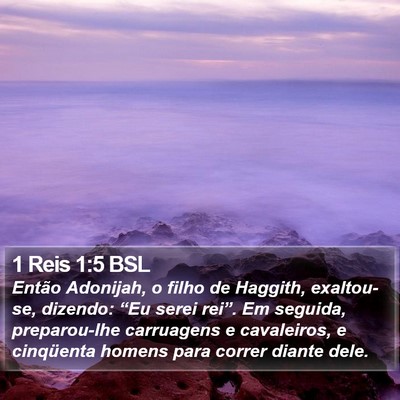 1 Reis 1:5 BSL Bible Verse Image
