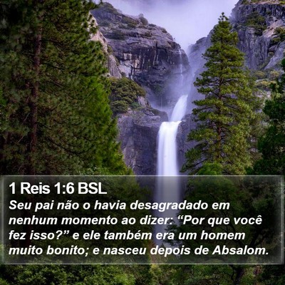 1 Reis 1:6 BSL Bible Verse Image