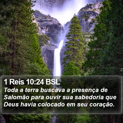 1 Reis 10:24 BSL Bible Verse Image